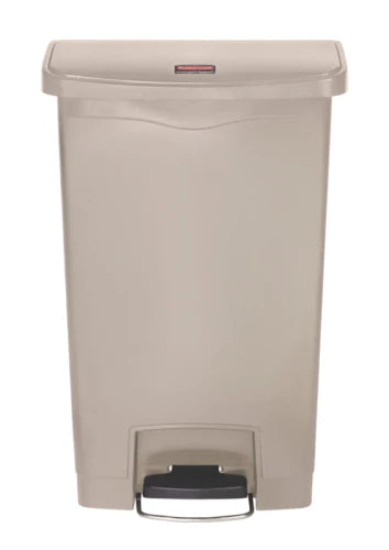 Rubbermaid Slim Jim Step-On Container 50 Liter Beige