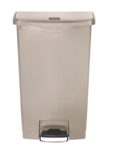 Rubbermaid Slim Jim Step-On Container 68 Liter Beige