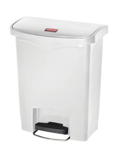 Rubbermaid Slim Jim Step-On Container 30 Liter Wit