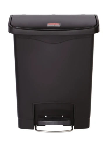 Rubbermaid Slim Jim Step-On Container 30 Liter Zwart