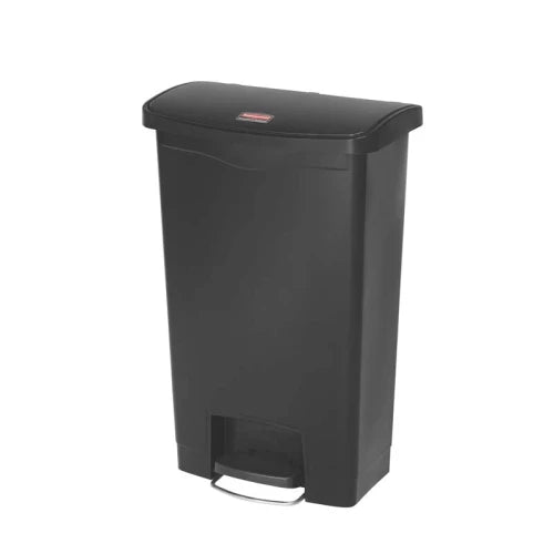 Rubbermaid Slim Jim Step-On Container 50 Liter Zwart