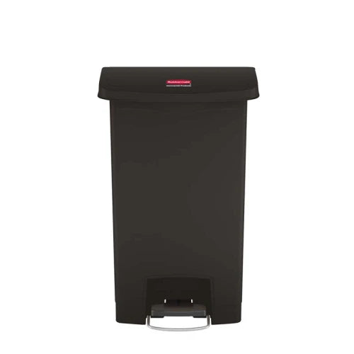 Rubbermaid Slim Jim Step-On Container 50 Liter Zwart