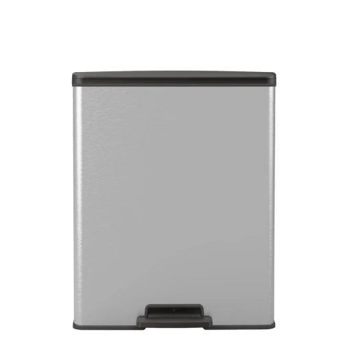 Curver Pedaalemmer Decobin 65 Liter Zilver