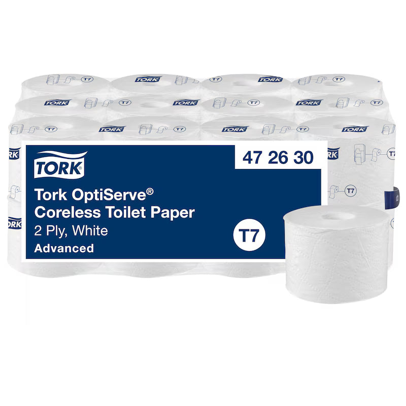 Tork OptiServe® Hulsloos Toiletpapier 2-laags - 24 Rollen x 820 Vel T7 (472630)