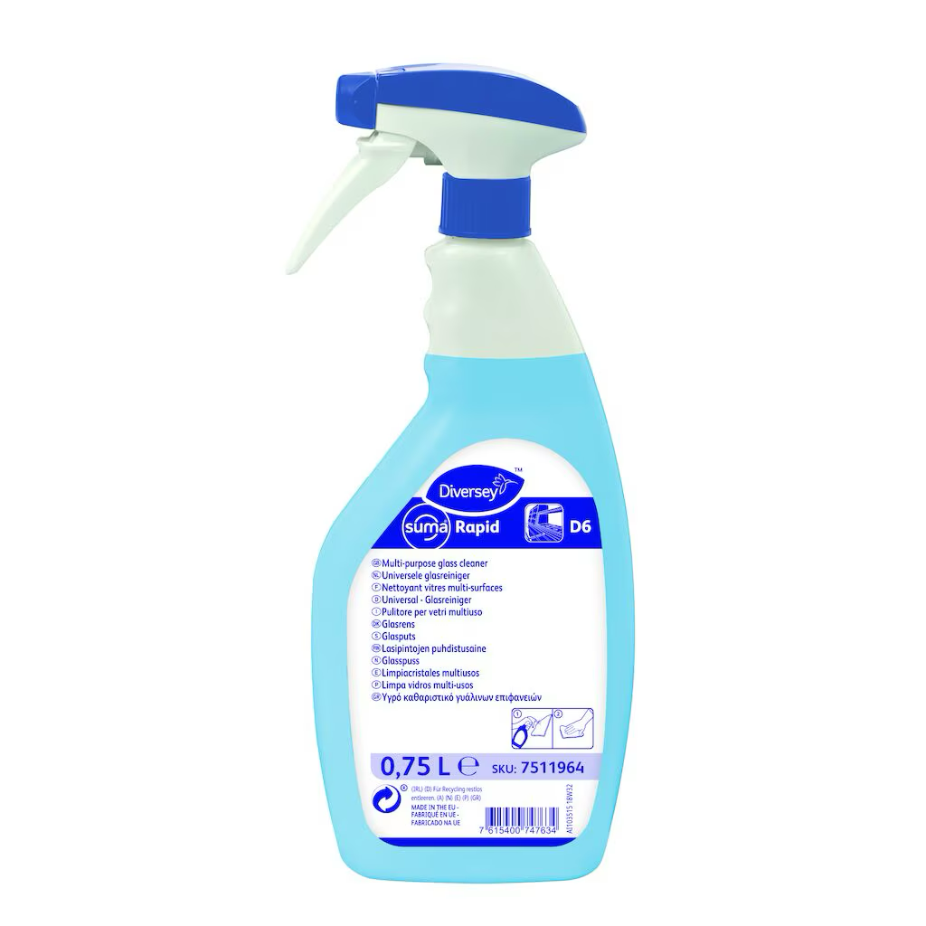 Suma Rapid D6 6x750ml - Glas- en interieurreiniger