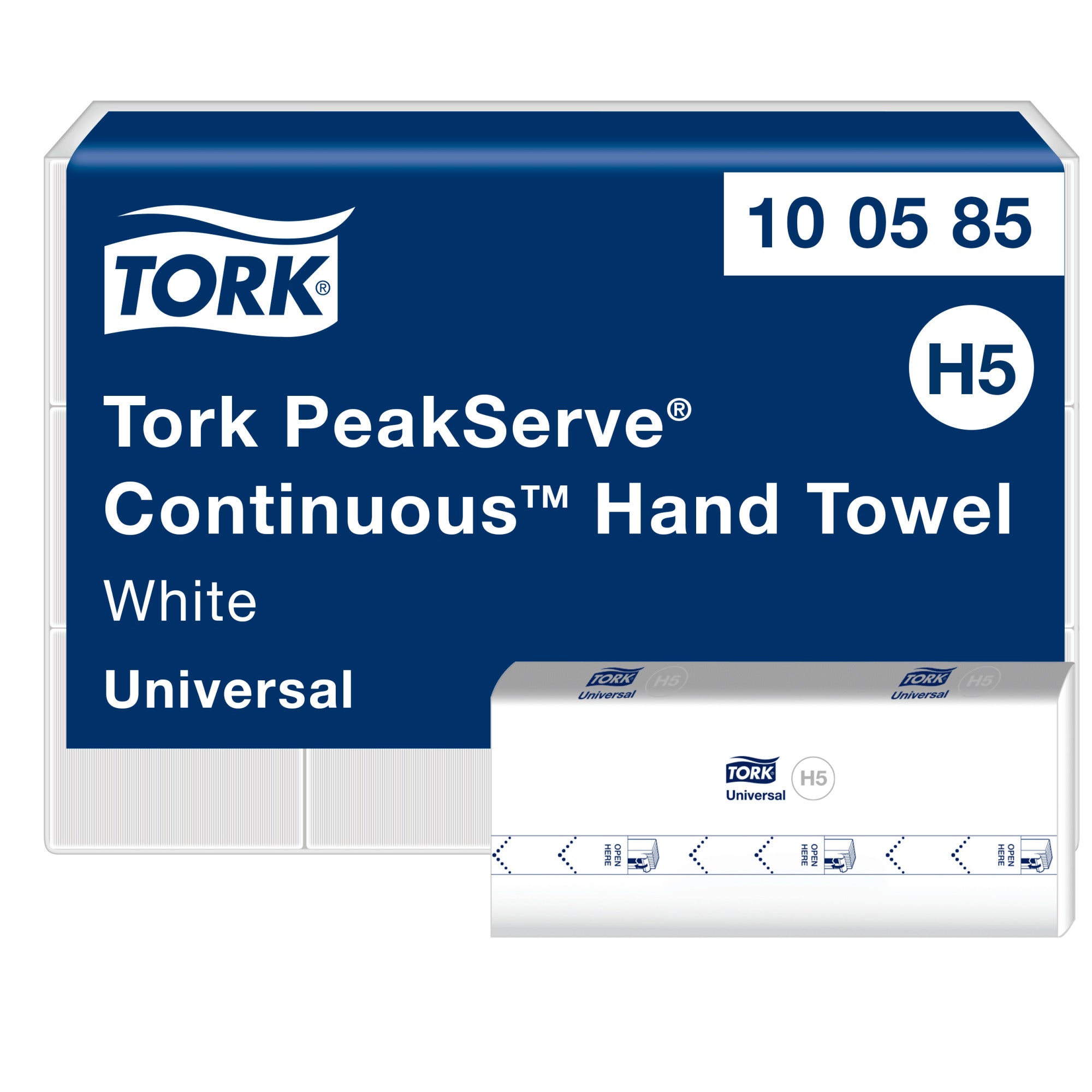 Tork PeakServe® Continu™ Handdoek 1-laags 4920 stuks H5 (100585)