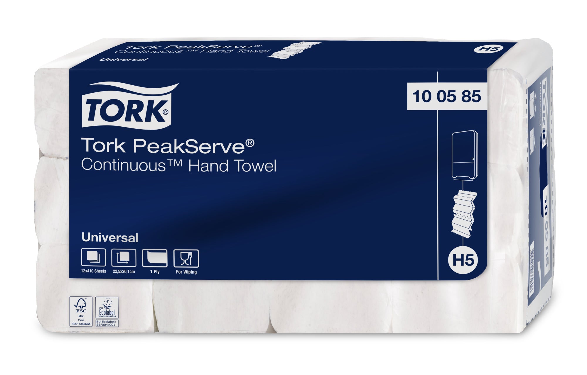 Tork PeakServe® Continu™ Handdoek 1-laags 4920 stuks H5 (100585)