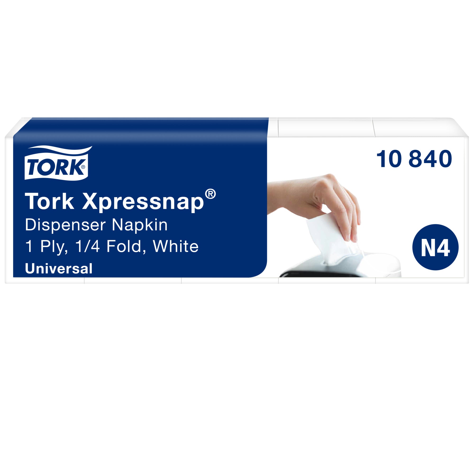 Tork Xpressnap® Dispenserservet 1-laags - 9000 servetten N4 (10840)