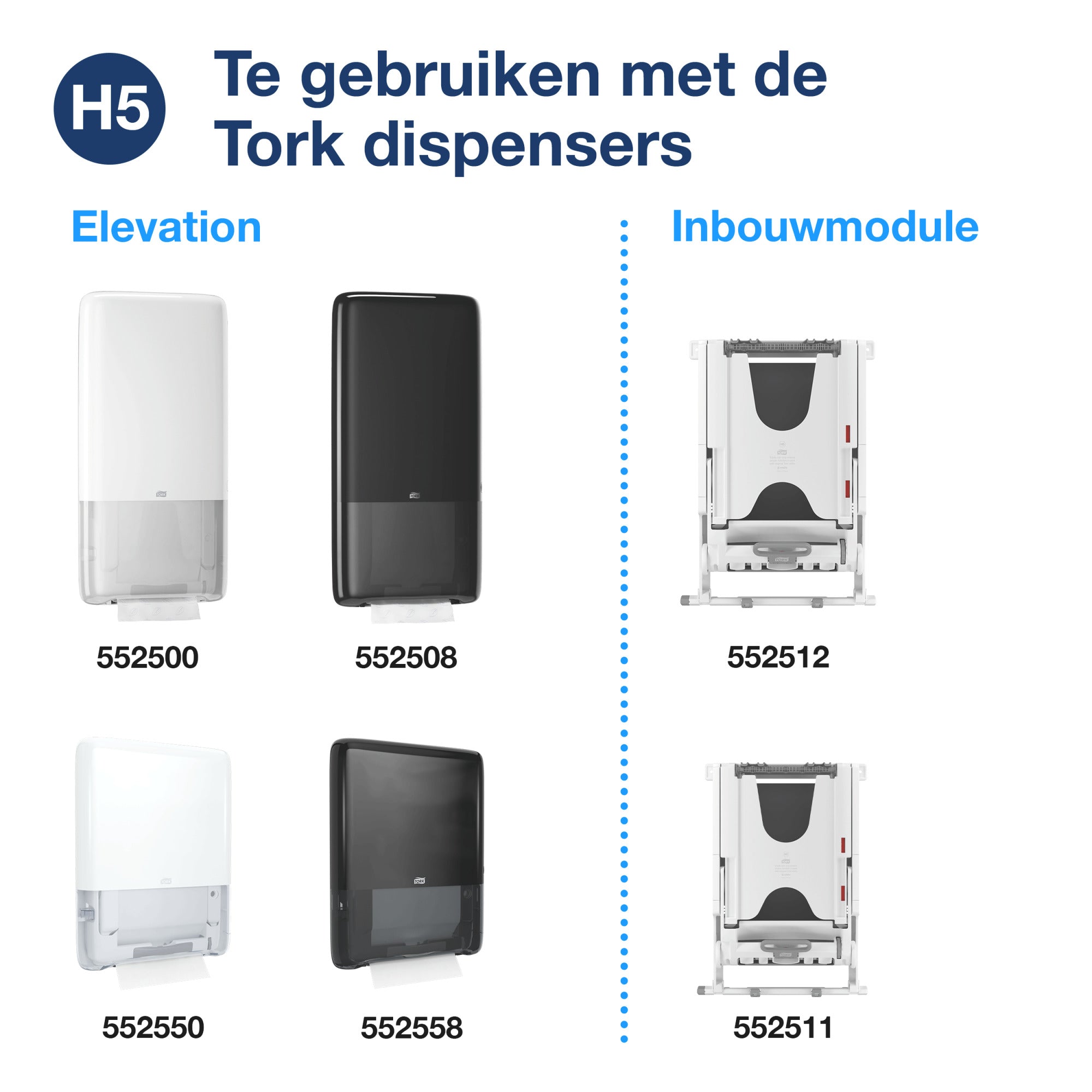 Tork PeakServe® Continu™ Handdoek 1-laags 4920 stuks H5 (100585)