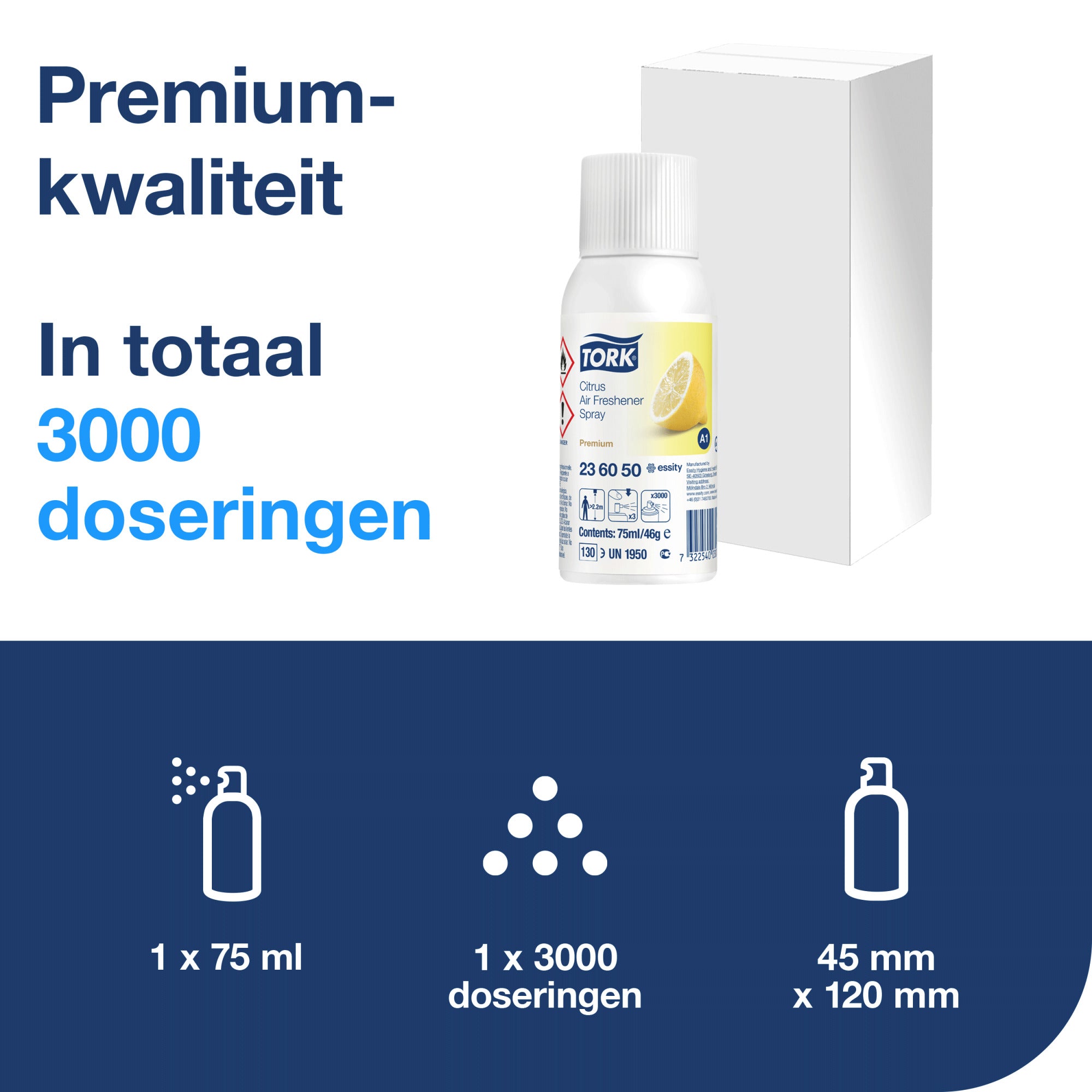 Tork Luchtverfrisser Citrusgeur 12 stuks A1 (236050)