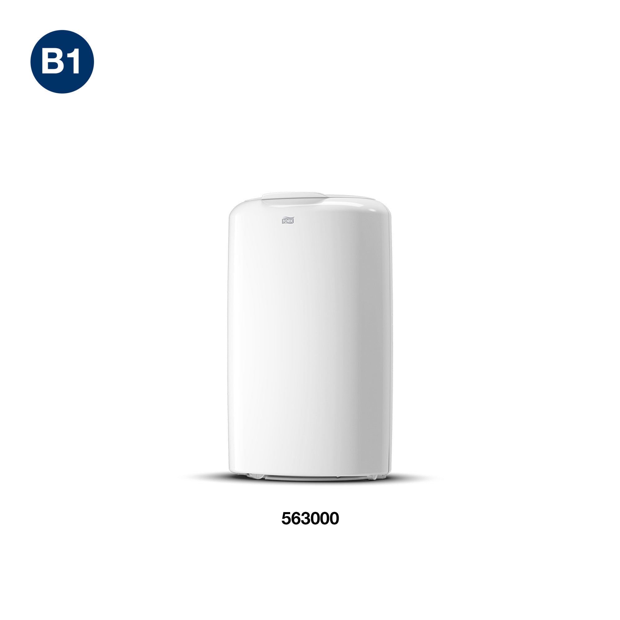 Tork Deksel voor Afvalbak 50 Liter Wit B1 (205630)