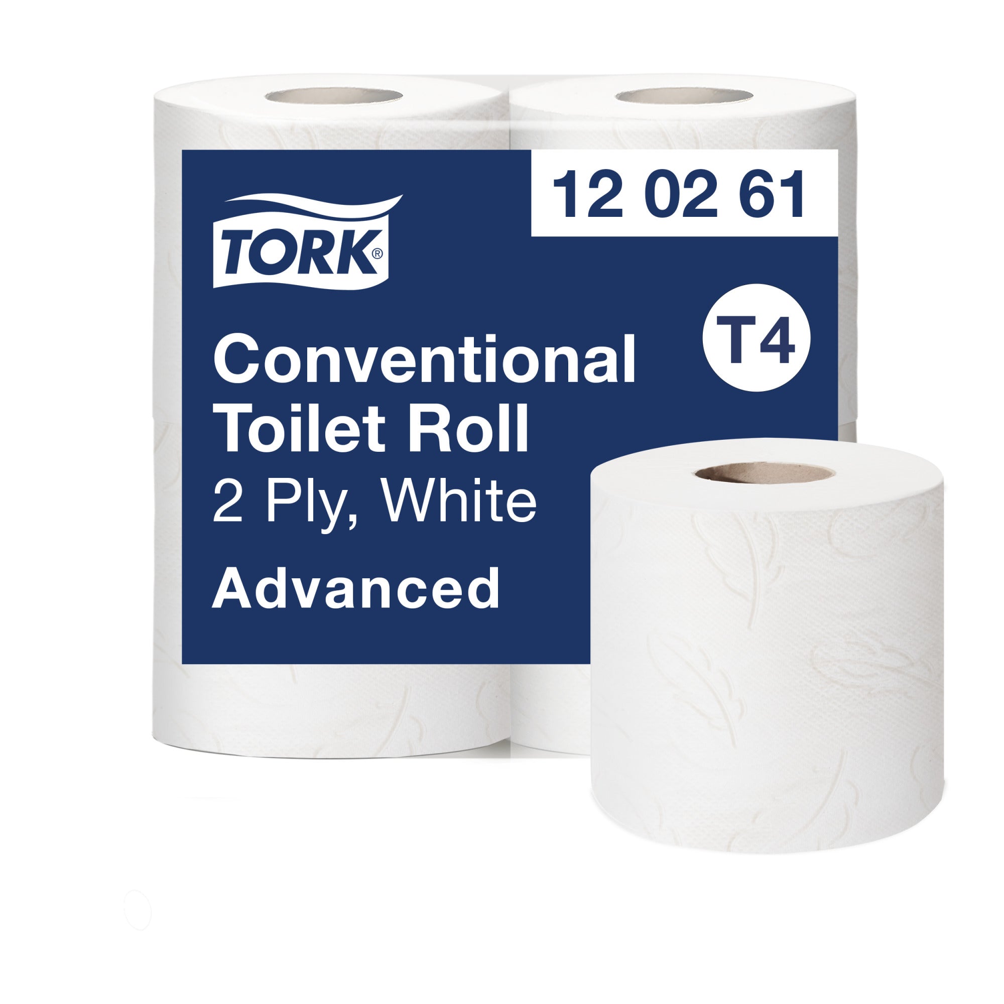 Tork Traditioneel Toiletpapier King-Size 2-laags - 24 Rollen x 500 Vel T4 (120261)