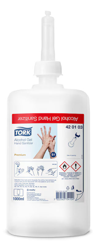 Tork Alcohol Gel voor Handdesinfectie - 6x1 liter S1 (420103)