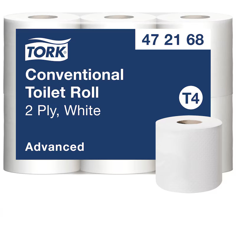 Tork Traditioneel Toiletpapier 2-laags - 42 Rollen x 400 Vel T4 (472168)