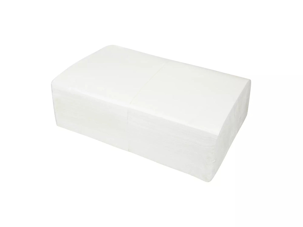 Servetten recycled 1/4 vouw 33x33cm 1-laags (150220)