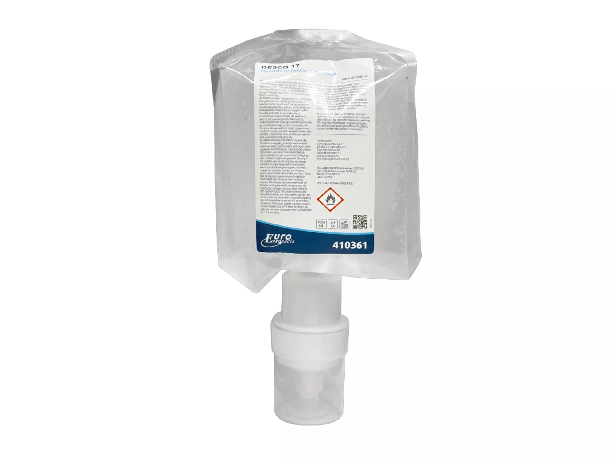 Handdesinfectiegel Euro - 6x1 liter  (410361)