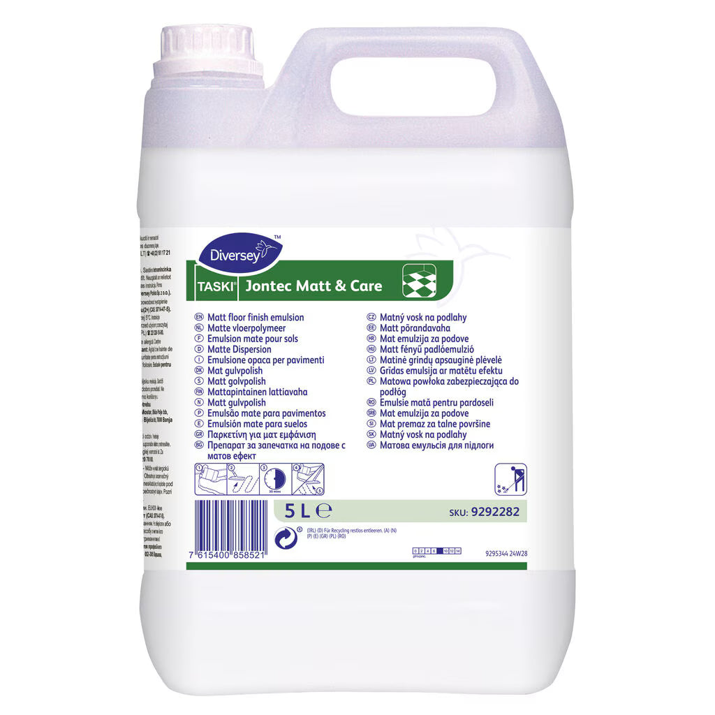TASKI Jontec Matt & Care F2f 5L - Matte Vloeremulsie