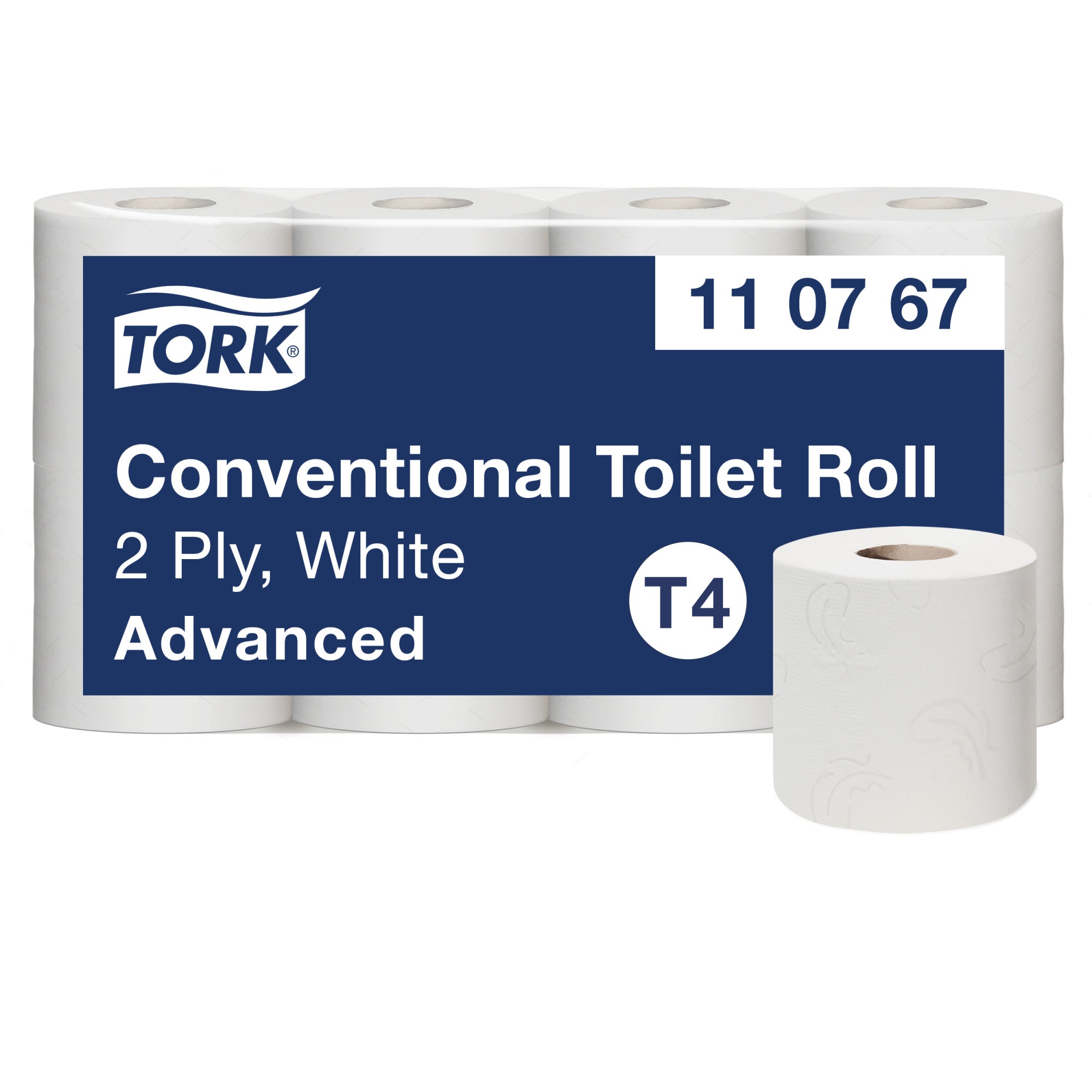 Tork Traditioneel Toiletpapier Advanced 2-laags - 64 Rollen x 250 Vel T4 (110767)