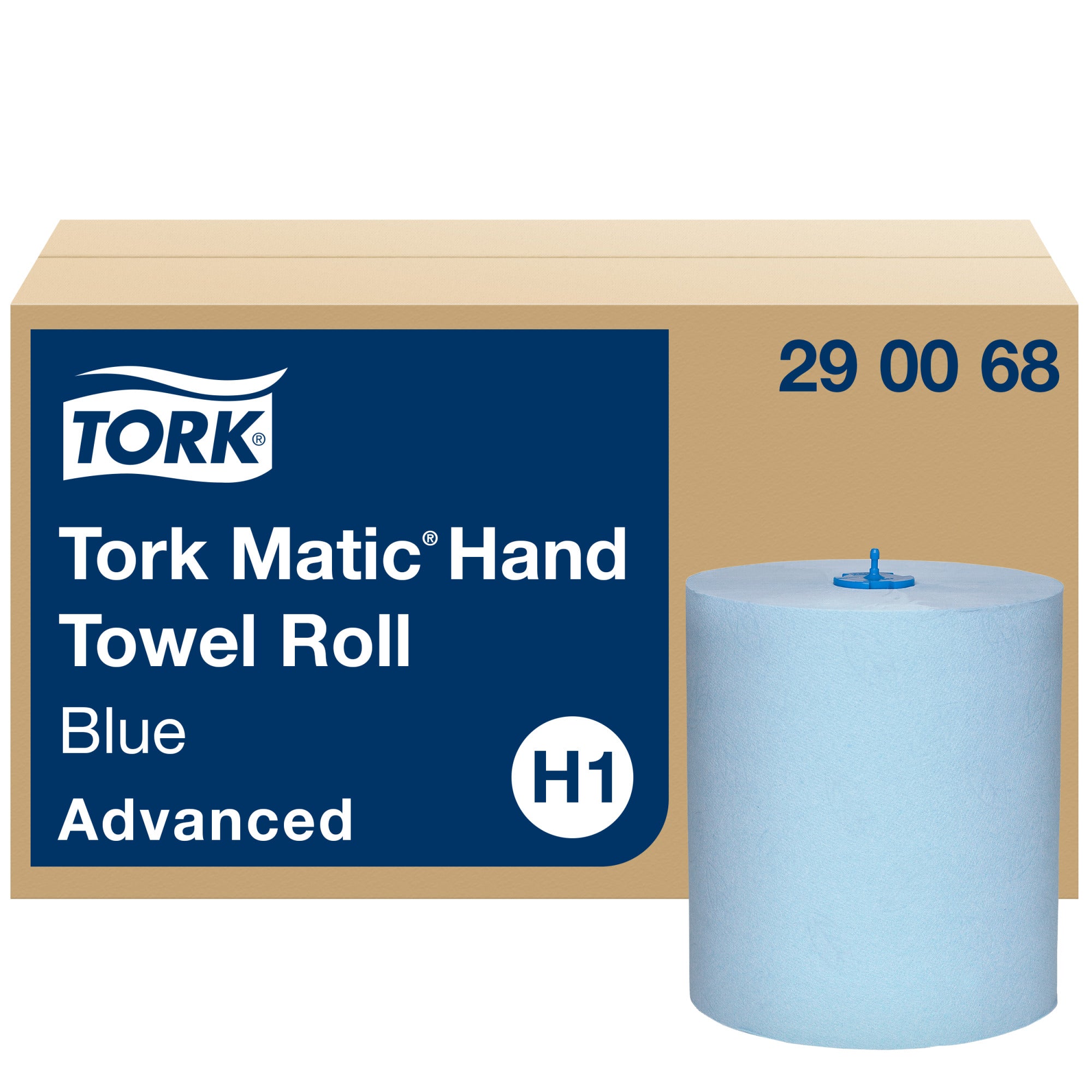 Tork Matic® Blauwe Handdoekrol Advanced 2-laags 6x150m H1 (290068)