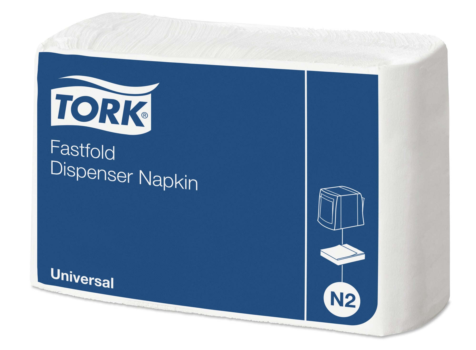 Tork Fastfold® Dispenserservet 1-laags - 10800 servetten N2 (10933)